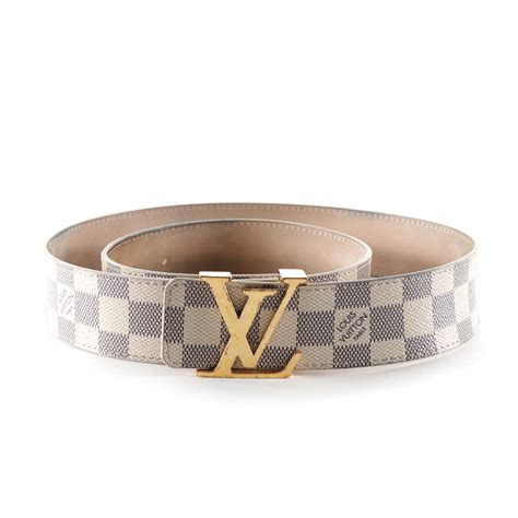 fake white damier louis vuitton belt|Louis Vuitton damier belt authentic.